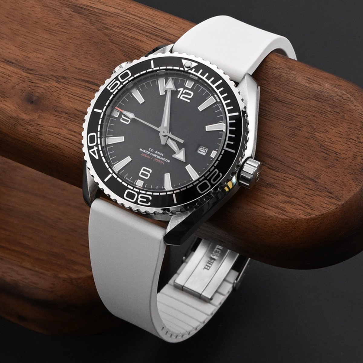 Cartier-Rolex-Omega - Pretty Goods® horlogebandje- Hoog kwaliteit FKM rubber - unisex- Wit - 20mm - Inclusief installatie en verwijderingsgereedschap