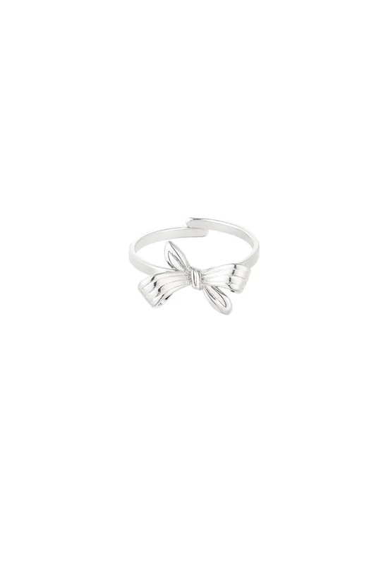Ring - Noeud - Ajustable - Argent - Acier inoxydable - Yehwang