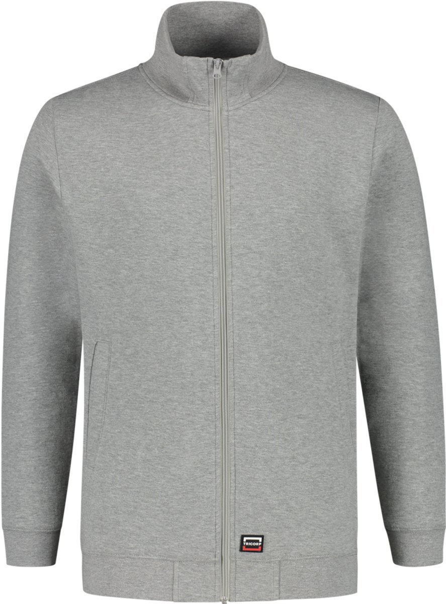 Tricorp 301017 Sweatvest 60°C Wasbaar - Grijsmelange - XL