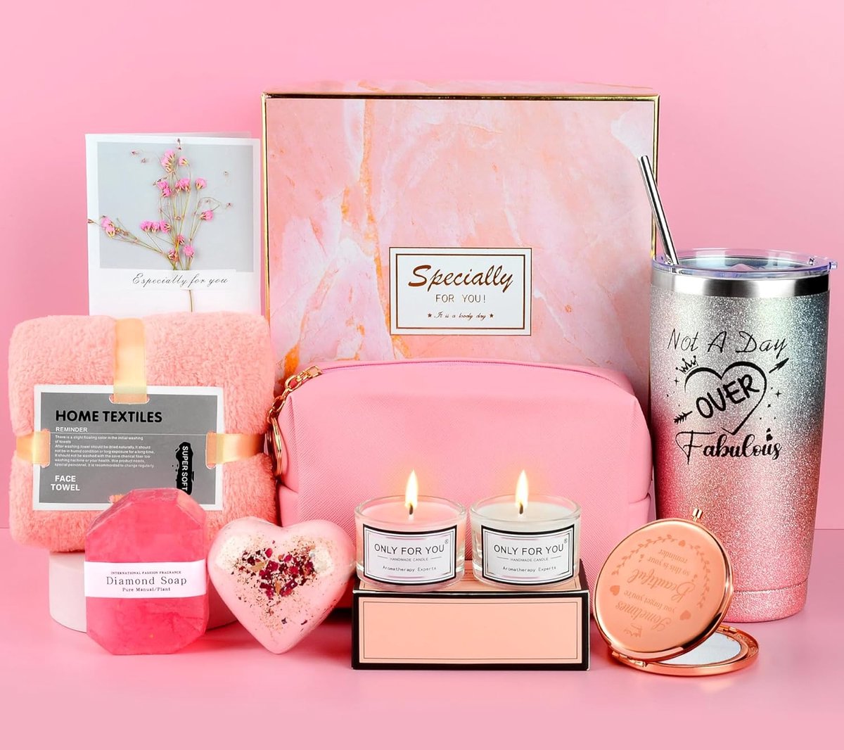 Goedkoopste Cadeaus voor vrouwen, vriendin, verjaardagscadeau voor beste vriendin, moeder, zus, echtgenote, oma, wellness, gepersonaliseerde kerstcadeaus voor vrouwen, lichaam, ontspannend, bad spa, cadeau voor [Energieklasse A ]