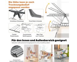 Luxe wasrek – droogrek – inklapbaar - wasdroogrek