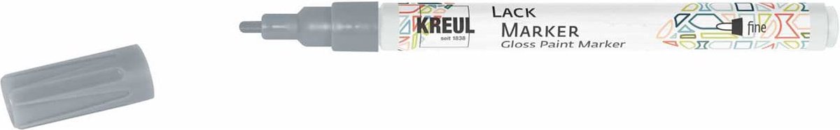 KREUL 47221 markeerstift 1 stuk(s) Fijne punt Zilver