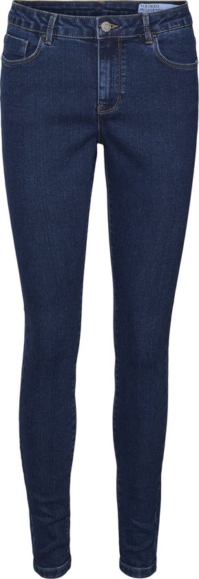 VERO MODA VMELLY MR SKINNY JEANS BLUE NOOS Dames Jeans - Maat S X L32