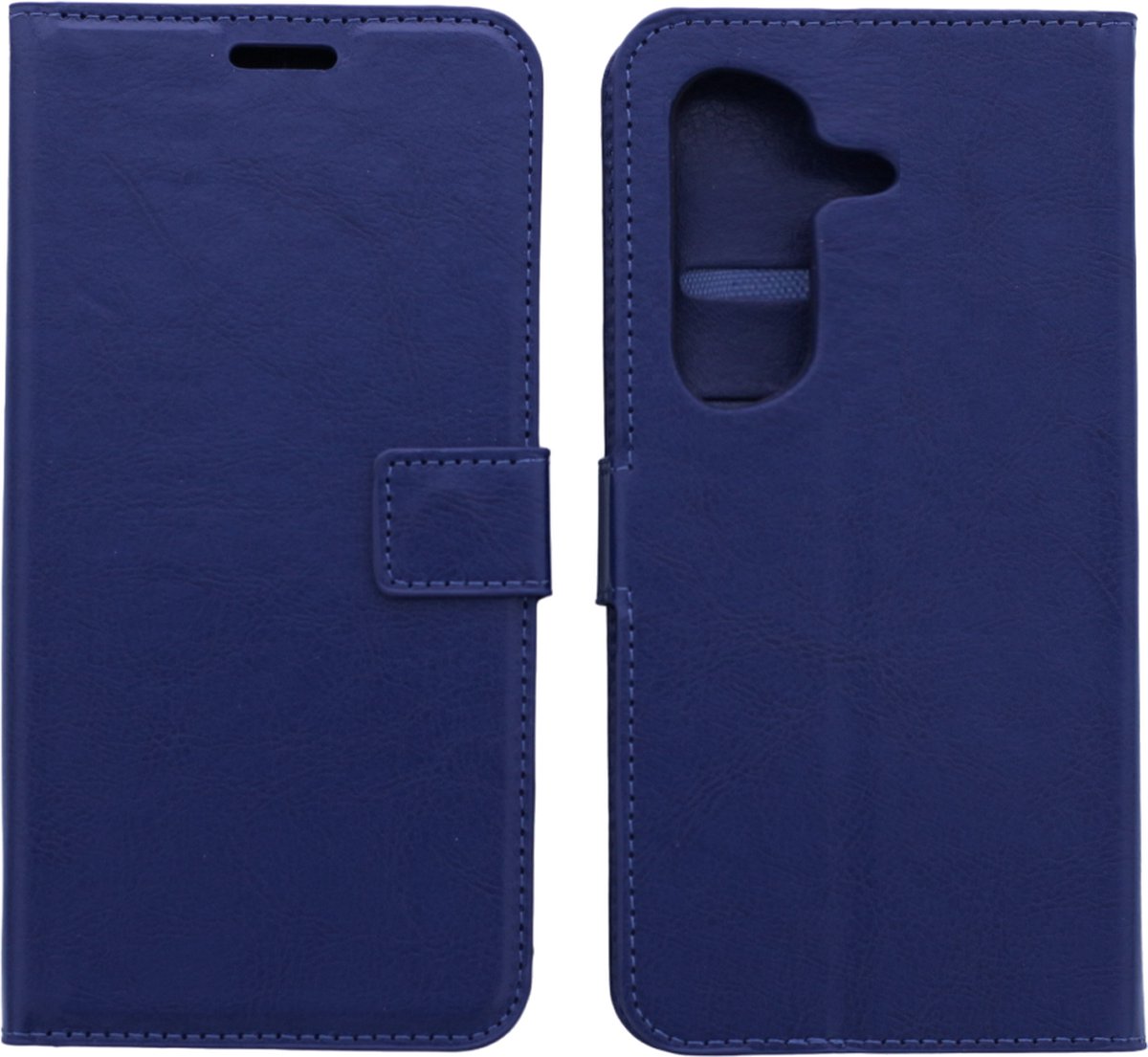 Bookcase Geschikt voor: Samsung Galaxy A55 Blauw - portemonnee hoesje - ZT Accessoires