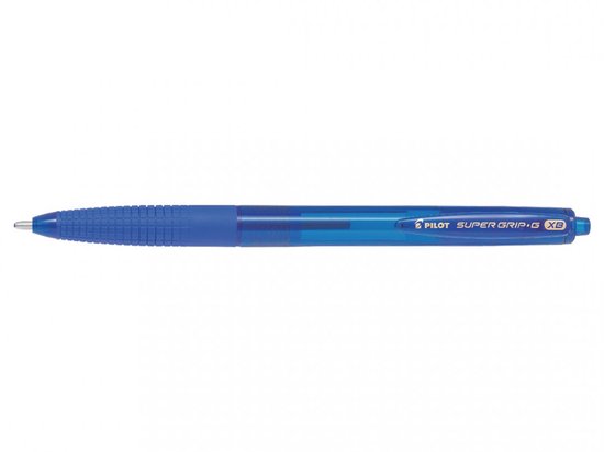 Pilot balpen Super Grip G retractable extra breed blauw