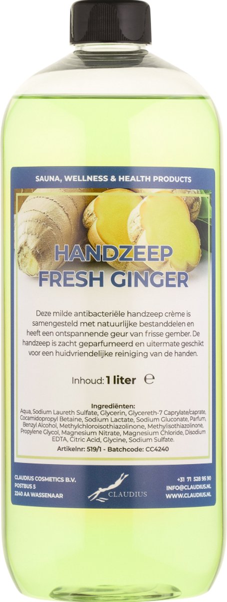 Goedkoopste Handzeep Fresh Ginger 1 liter