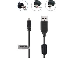 OneOne 1,0m USB kabel AV / datakabel. Voor enkele camera's ook als oplaadkabel snoer past op Nikon Coolpix UC-E6, UC-E16, UC-E17, UC-E23 / Praktica Luxmedia / Ricoh / Rollei / Sanyo Xacti / Konica Minolta Dimage OneOne 1,0m USB kabel AV / datakabel. Voor enkele camera's ook als oplaadkabel snoer past op Nikon Coolpix UC-E6, UC-E16, UC-E17, UC-E23 / Praktica Luxmedia / Ricoh / Rollei / Sanyo Xacti / Konica Minolta Dimage