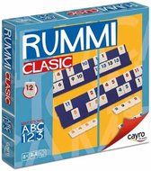 Rummi Classic - Bordspel Cayro - Met 4 Houders en 106 Stenen - Inclusief Zak