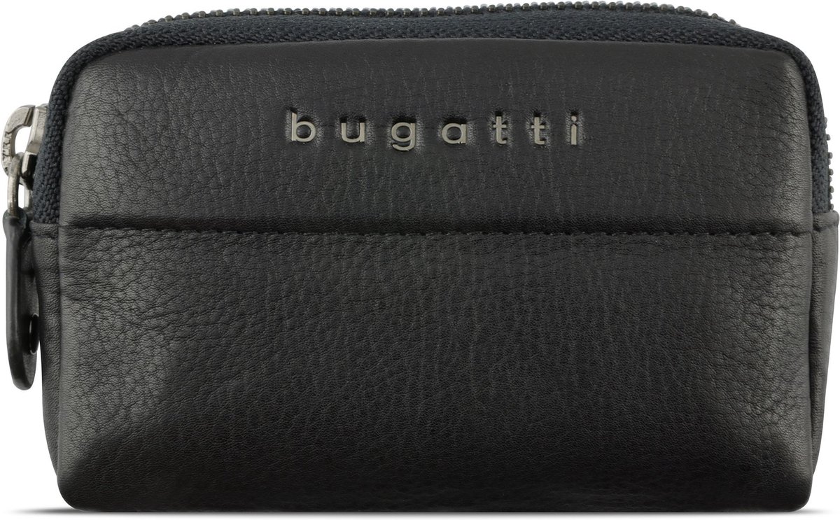 Bugatti Nome Sleutel portemonnee Leer 11 cm - schwarz