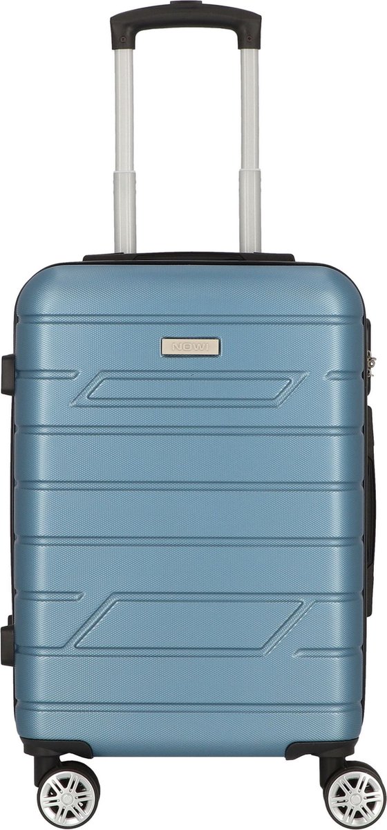 NOWI Bergamo 4 wielen Cabinewagen 56 cm - Harde bagage - Combinatieslot - türkis