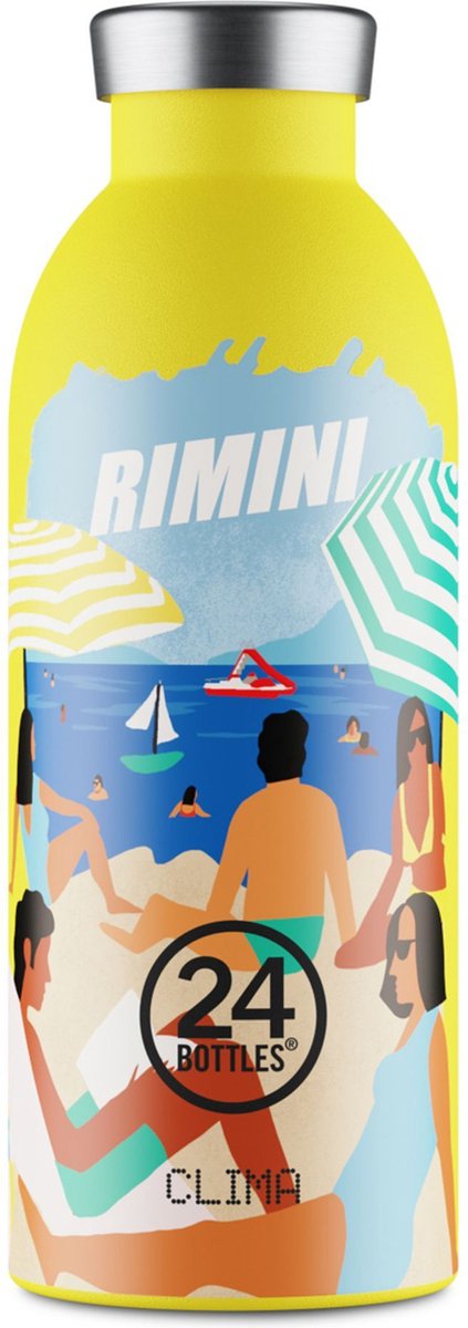 24Bottles Clima Drinkfles 500 ml Capaciteit - panorama yellow