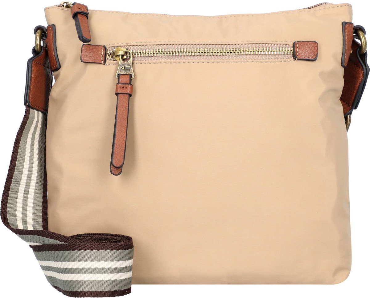 camel active Schoudertas Bari Cross Bag Beige Bruine