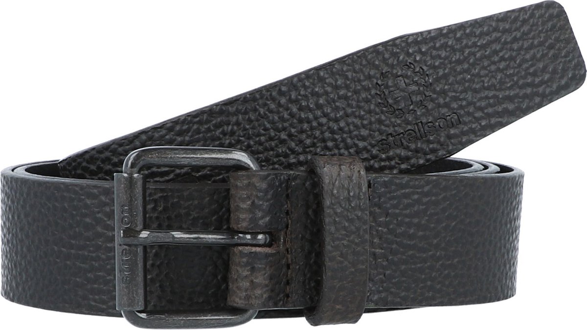 Strellson Riem leer - Jongens - 115 cm - darkbrown