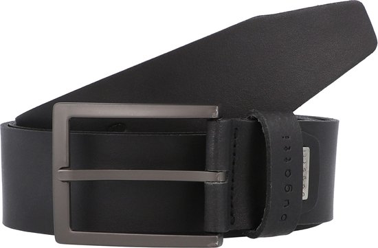 bugatti Cuir Ceinture Men´s Leather Belt 3.5 W110 Black Noir