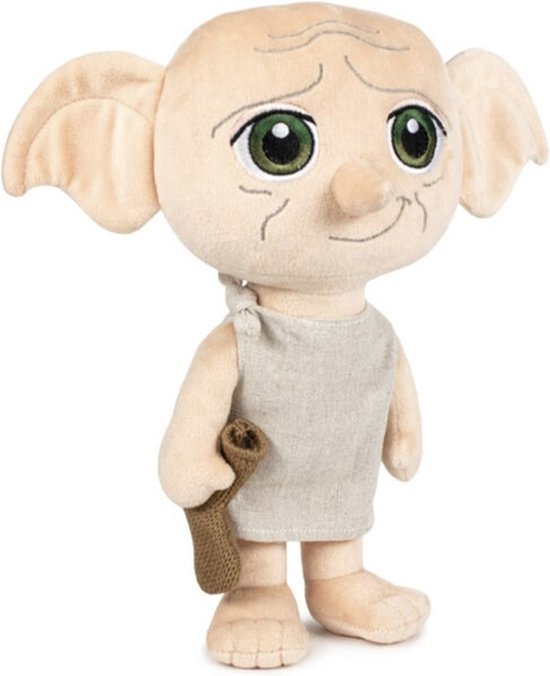 Dobby – Harry Potter Pluche Knuffel 32 cm {Speelgoed Magische Knuffelpop Knuffeldier voor Kinderen Jongens Meisjes | Ron Weasley, Hermione Granger, Voldemort, Hagrid, Snape, Dumbledore, Dobby}