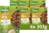Knorr Wereldgerechten Maaltijdpakket - Griekse Kofta - snel, makkelijk en met lekker veel groente - 6 x 303 g