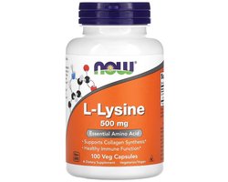 Now Foods - L-Lysine 500 mg - Aminozuren - 100 Capsules