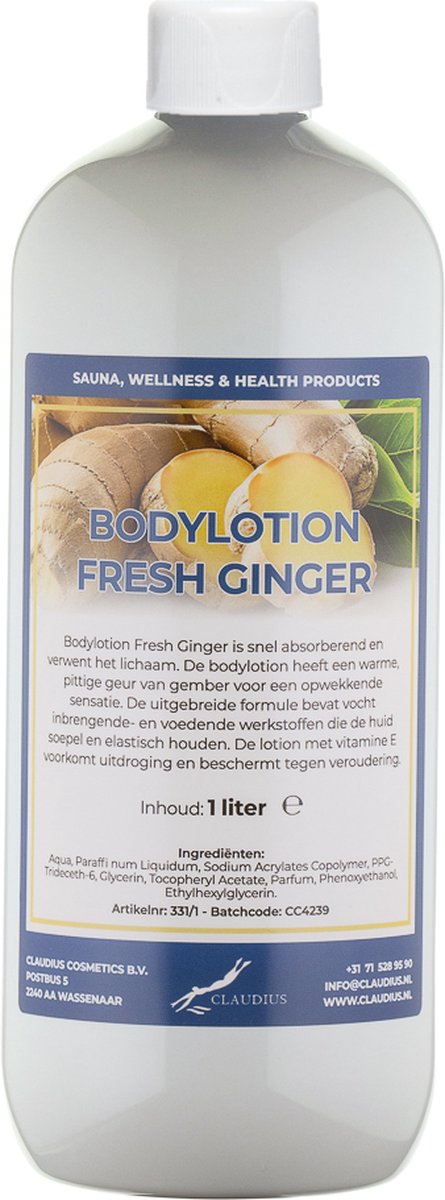 Goedkoopste Bodylotion Fresh Ginger 1 Liter