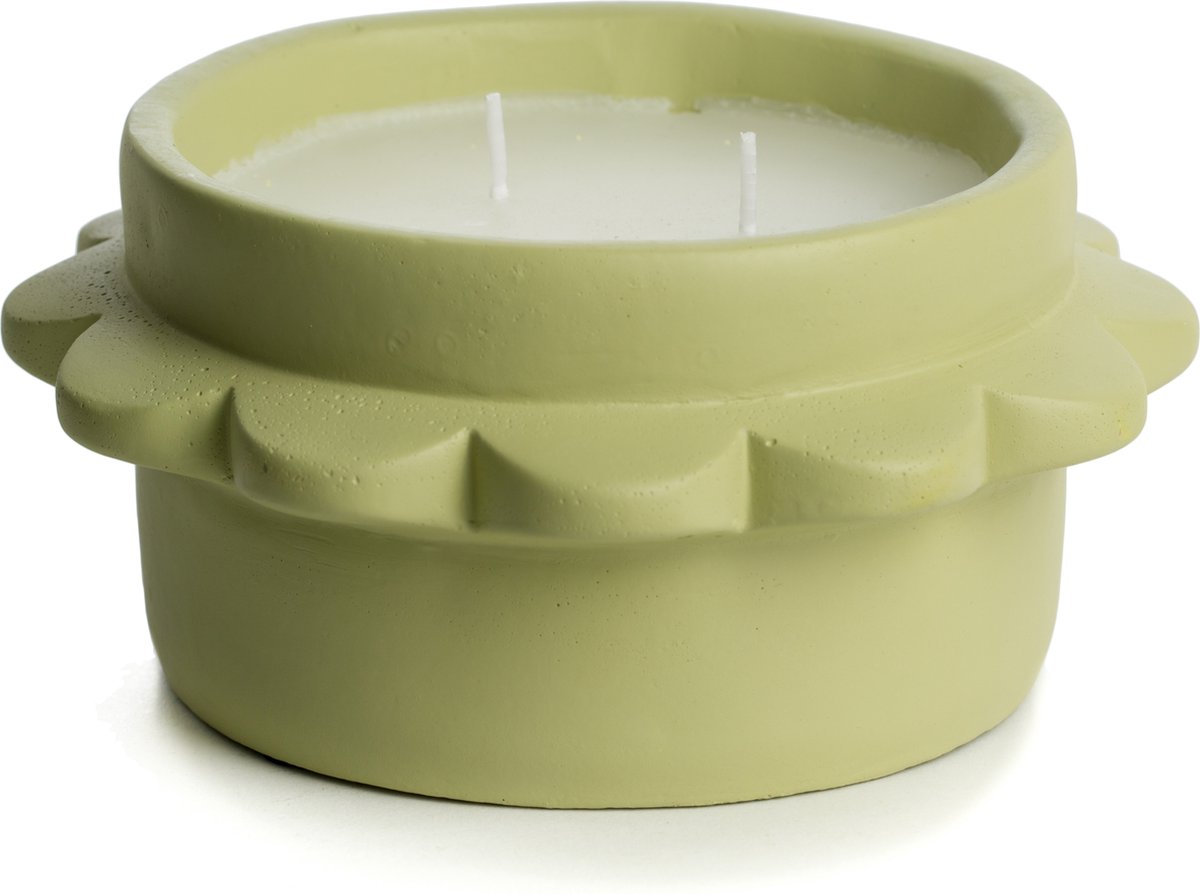 Rustik Lys Buitenkaars flower groen 17x8