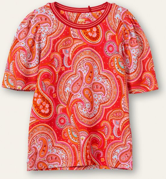 Oilily Tuintje - T-shirt - Meisjes - Rood - 110