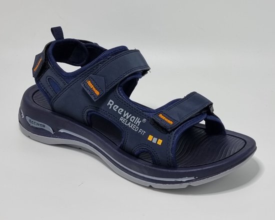 Reewalk® - Heren Sandalen – Sandalen voor Heren – Licht Gewicht Sandalen - Comfortabel Memory Foam Voetbed – Blauw – Maat 41