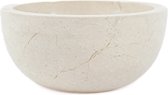 Mini vierge | Vasque à encastrer en marbre blanc - 30x12