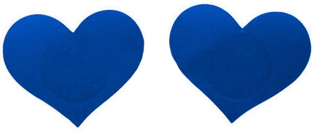 Goedkoopste Finnacle - Niple Stickers Hart - Blauwe Tepelstickers met Hartjes - Zelfklevend en Stijlvol