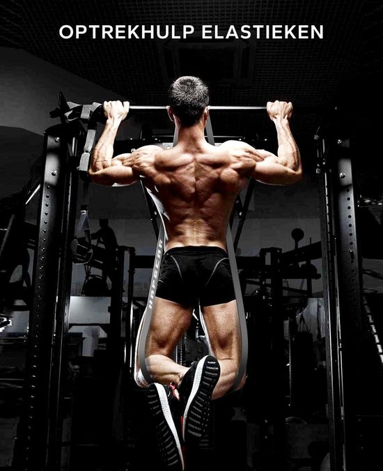 HAPBEAR Weerstandsbanden, Spierbanden, Fitness Set van 5, Trekbanden