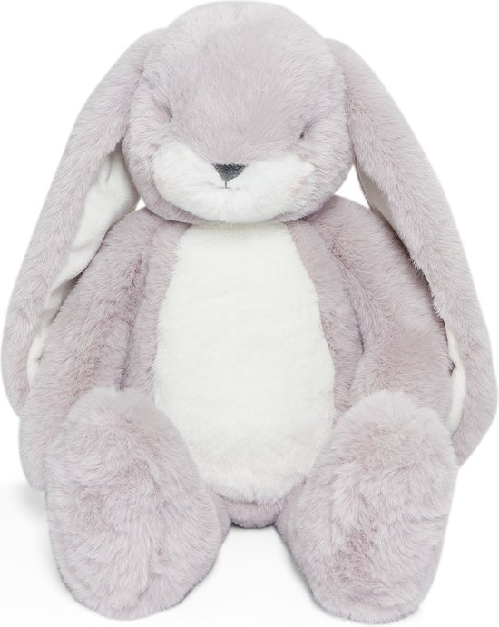 Bunnies By The Bay Floppy Nibble Konijn - Knuffeldier - Knuffel voor kinderen - Geborduurde details - 34 cm - Lila