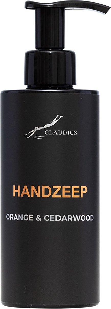 Goedkoopste Handzeep Sweet Orange & Cedarwood 300 ml - met pomp - zwarte fles