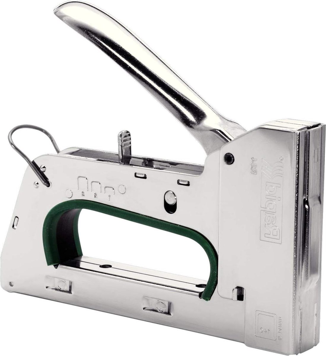 Handtacker R34 Nietpistool voor Hout en Folies Krachtig Compleet Staal Nieten Type 140 6-14mm Metaal