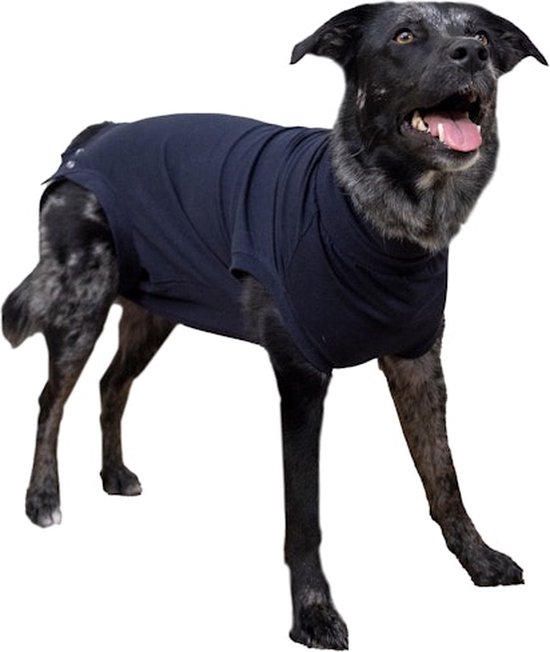 Honden Romper L - Alternatief voor Hondenkraag en Hondenkap - Beschermt na operatie of ter ondersteuning bij huidziekten, incontinentie of loopsheid - Comfortabele Pasvorm - Ademende Stof