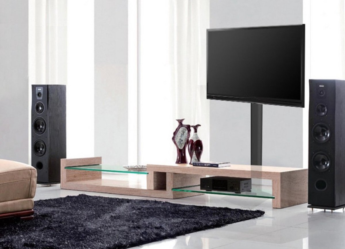 Techly ICA-TR27 tv-bevestiging 139,7 cm (55") Zwart