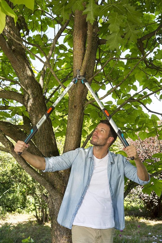 Telescopische bypass-boomschaar voor het snoeien van nieuw hout - ErgoTec handgrepen (12009-20) - 650-900 mm van GARDENA — afbeelding 2