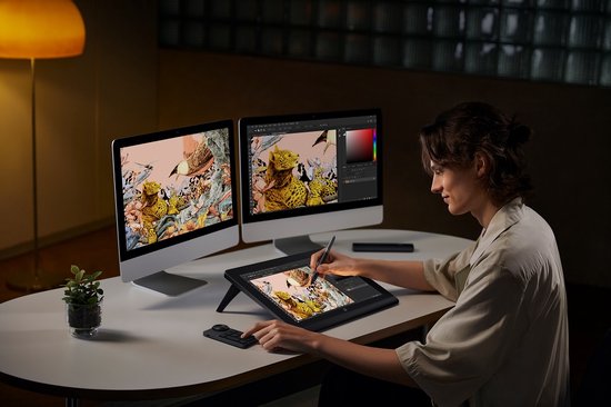 XPPen - Artist Pro 16 (Gen 2) - Tablette graphique avec écran 16 pouces 2K QHD - X3 Pro 16K Levels Chip Pen - Première mondiale