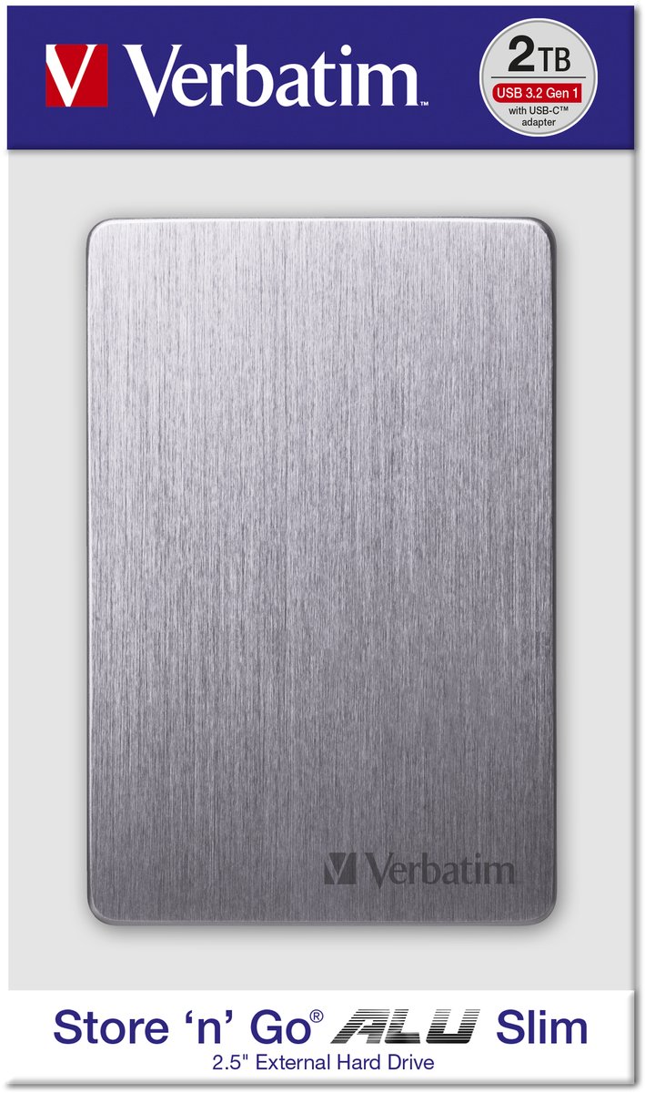 Verbatim Stor n Go 1 TB Externe harde schijf (2,5 inch) USB 3.2 Gen 1 Space grijs 53662 van Verbatim — afbeelding 5
