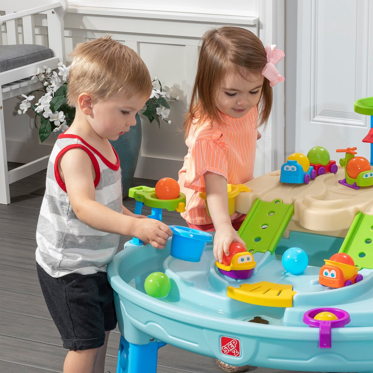 Step2 Ball Buddies Watertafel voor kinderen met ballen - Kinder speelgoed van kunststof met 23 accessoires incl. ballen - Speelgoed activiteitentafel voor binnen of buiten / tuin — afbeelding 19