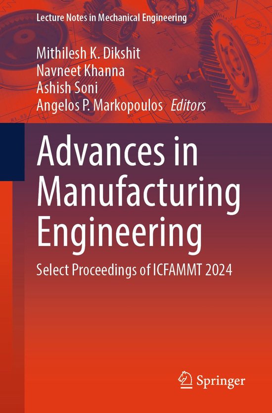 Engineering (R0) - Advances in Manufacturing Engineering - cover