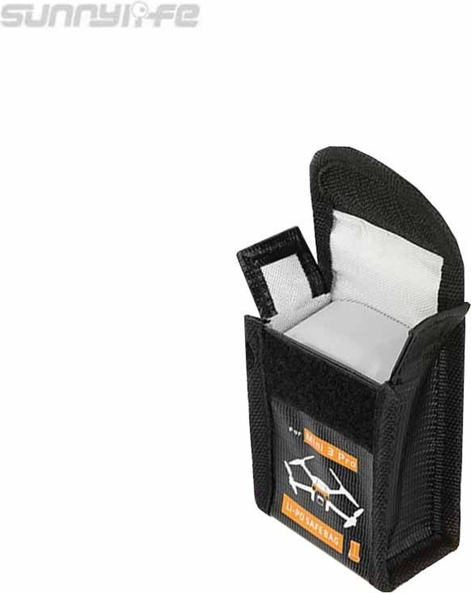LiPo Safe Bag voor DJI Mini 5 Pro / Mini 4 Pro / Mini 3 Pro / Mini 3 – 1 Accu thumbnail 2