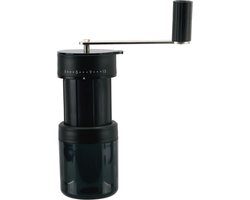 Rubytec Handmatige Koffiemolen - 30 g / 2 cup - Koffiemaler en Bonenmaler - Maalt Soepel - Lichtgewicht - Maalgraad Instelbaar - XL - Zwart