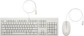 Bol.com HP 225 Bedrade Muis en Toetsenbord Combinatie Wit aanbieding