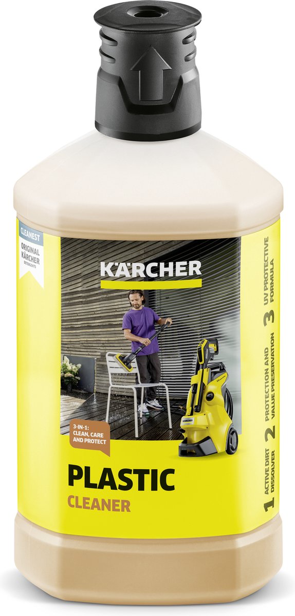 Kärcher Plug & Clean Kunststofreiniger 3in1 6.295-758.0, 1000 ml