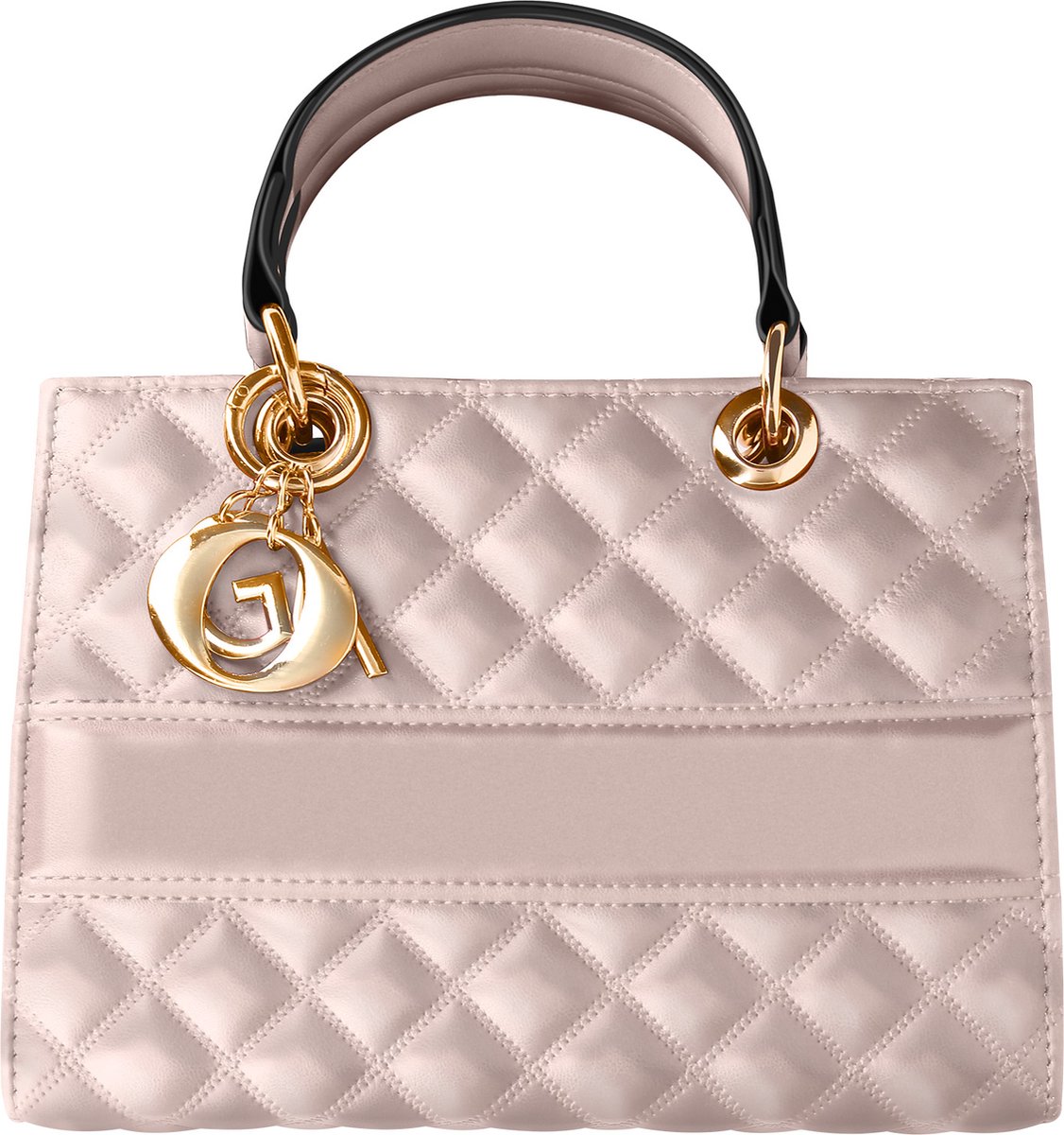 Alta Moda, Handtas De Matelassé Glanzend, Beige