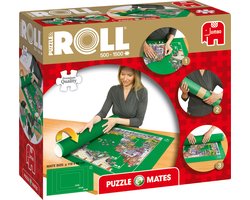 Jumbo - Puzzle & Roll - Puzzelrol - Opbergen puzzel 500 tot 1500 Stukjes - 118x66 cm - Puzzelmat - Puzzelaccessoires