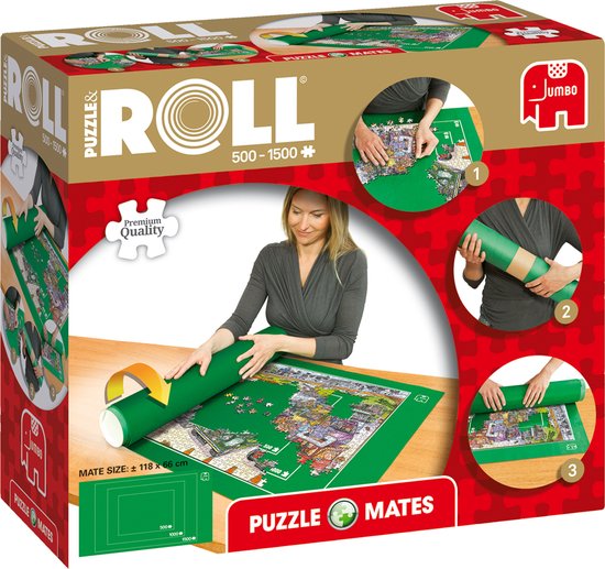 Puzzelmat Jumbo ‘Puzzle & Roll Puzzelmat Puzzelrol 500 | 1000 | 1500 Stukjes’