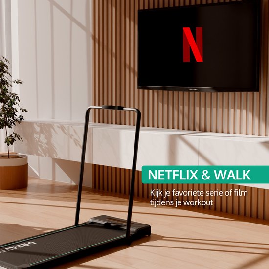 AJUMKER elektrische loopmachine onder bureau loopband voor thuiskantoor
