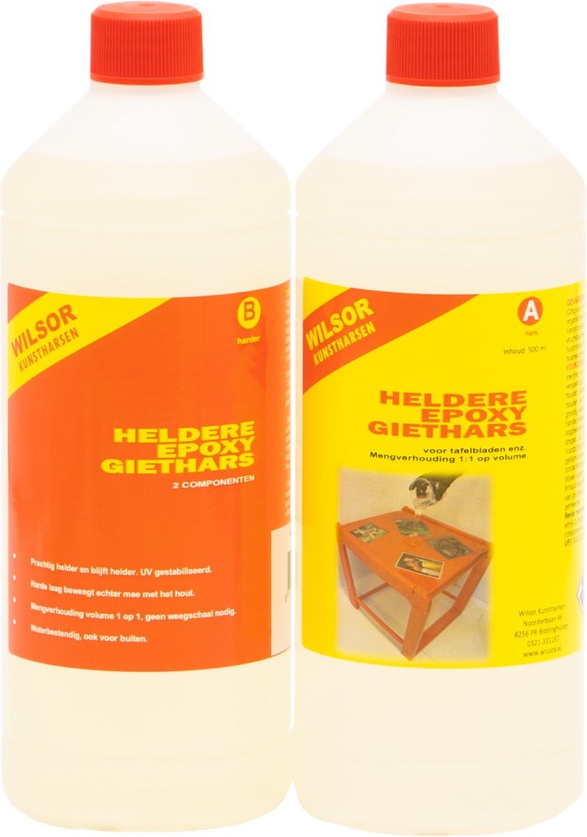 Wilsor epoxy giethars set -2.0 Liter