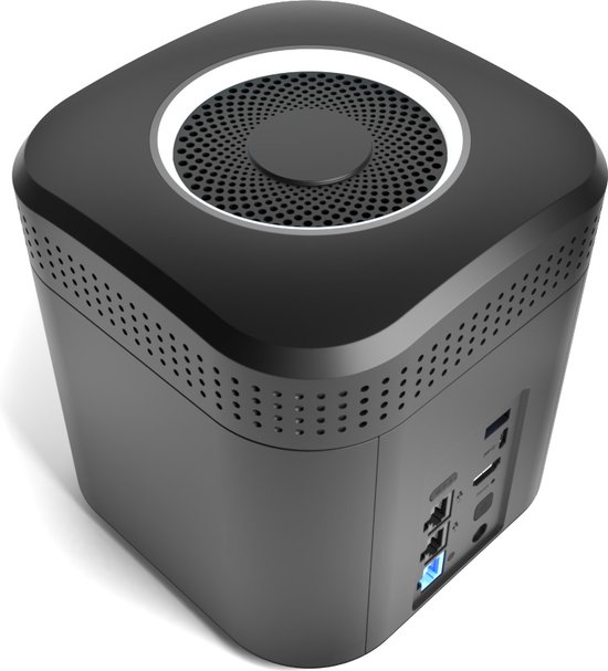 Amber One - AmberPRO 2TB(1TB*2), Personal Home Cloud Server, NAS - Wifi Router AC2600 - 2GB RAM - Docker ready