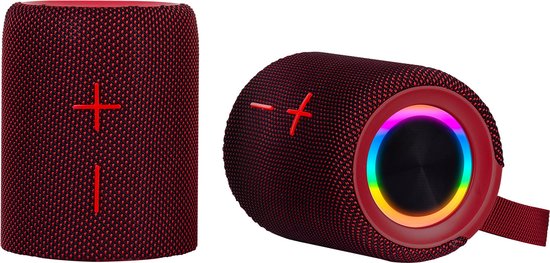 Trevi XR 8A44 DOUBLE Draadloze stereoluidspreker Rood 20 W