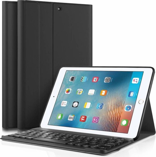 iPad 2017 Toetsenbord hoes - Afneembaar bluetooth toetsenbord -  Sleep/Wake-up functie... | bol.com